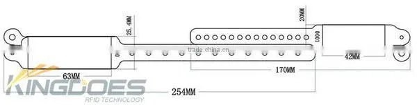 125khz pvc wrist band