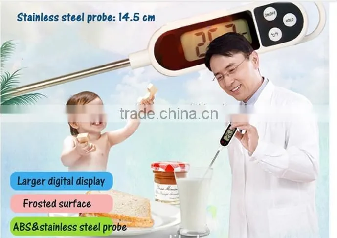 Waterproof digital food thermometer probe temperature meat thermometer TL-FT02