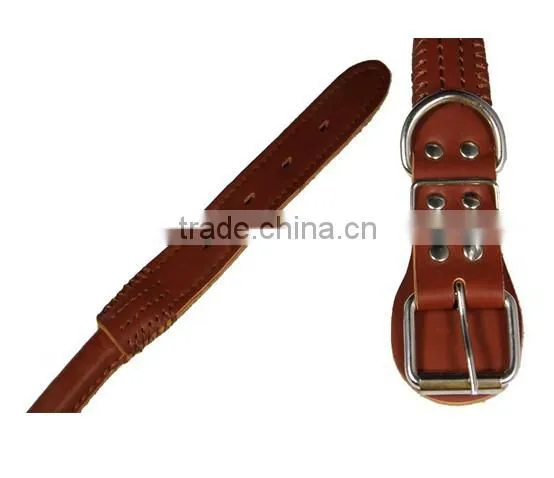 120cm Long High Quality PU Large Dog Leashes Pet Traction Rope Collar Set For Big Dogs