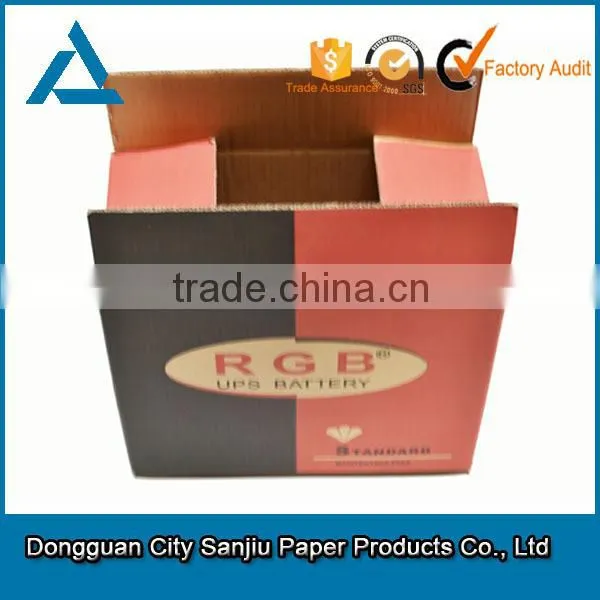 Custom design colorful corrugated paper box for fruit packing
