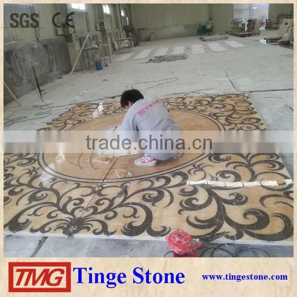 High Grade Water Jet Marble Medallion for Interior projects
