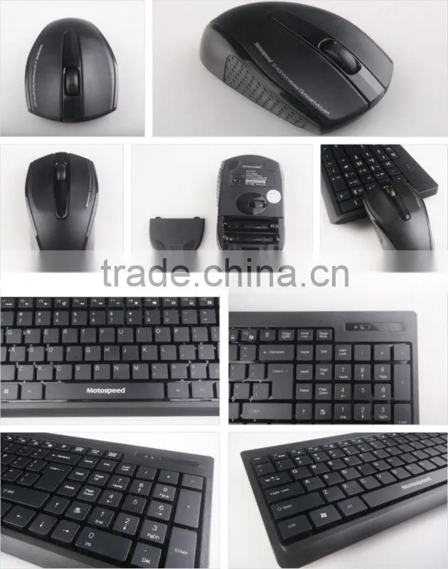 3D embossed mini wireless laptop keyboard mouse