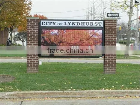 Italy---Outdoor P16mm programmable led message display panel board sign