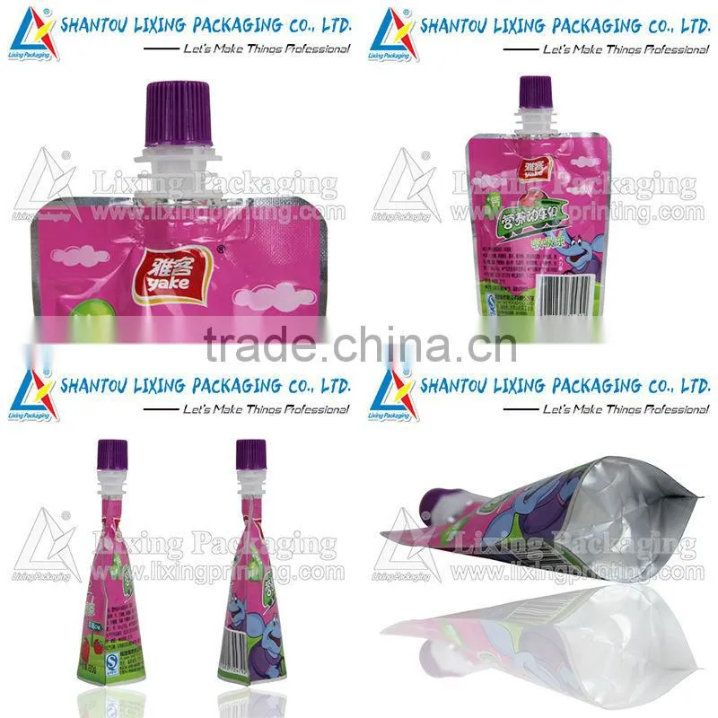 Stand up pouch with spout