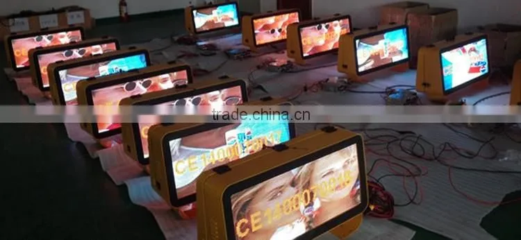 wholesales P6 HD taxi roof outdoor advertising led display screen sign for message