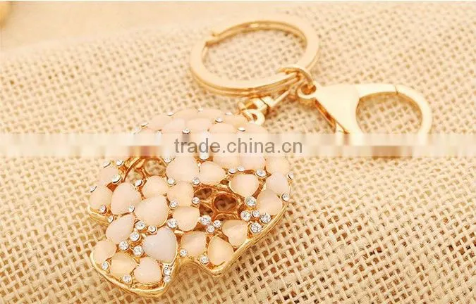 Kingman 2013 Rhinestones High Quality Skull Head Keychain