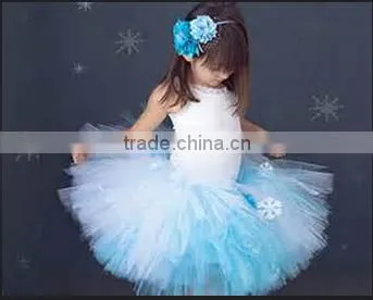 girls snowflake tutu skirts for party