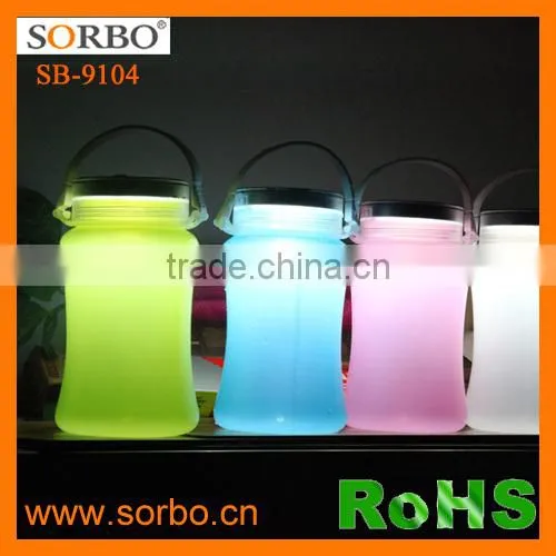 Solar outdoor sports led rechargeable fishing lantern lights for night fishing, bivouac, BBQ