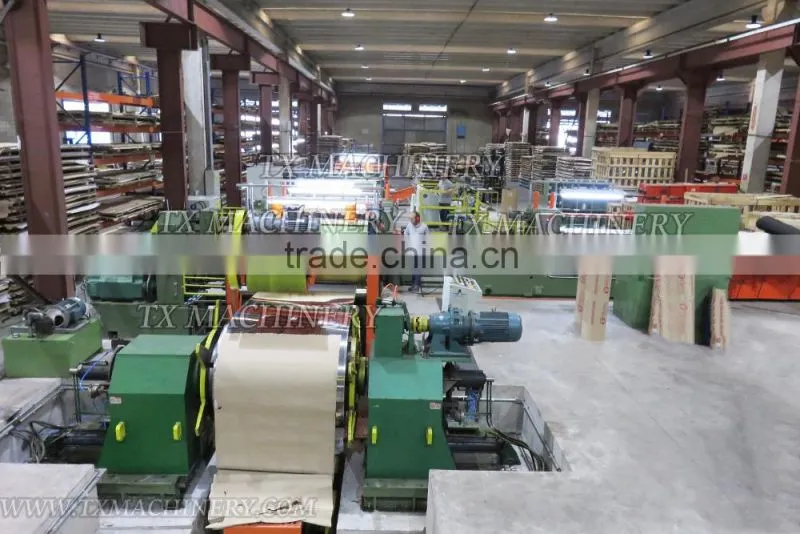 Automatic shearing slitting line