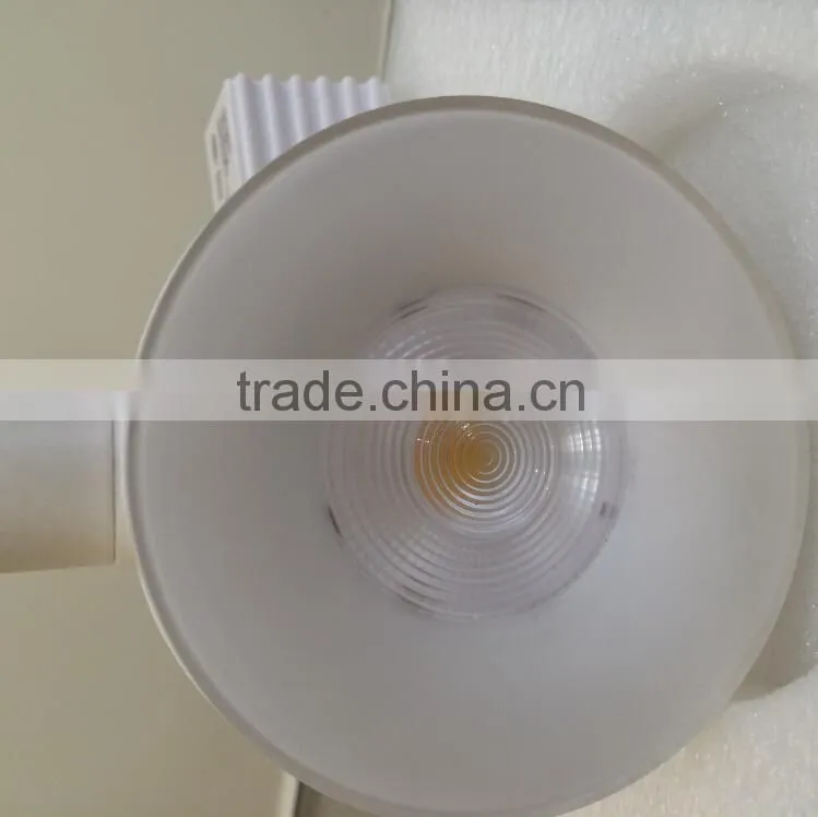 TIWIN 100-240V Black or White finish Art Museum Gallary three phase warm white 3000K 15w led track light