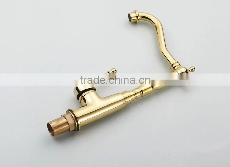 Sanitary ware kitchen basin sink faucet gold brushed kitchen faucet