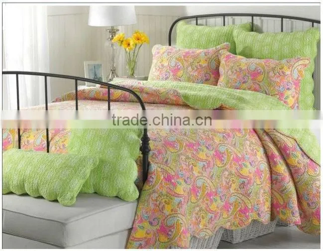 High quality microfiber bedspreads bedding set