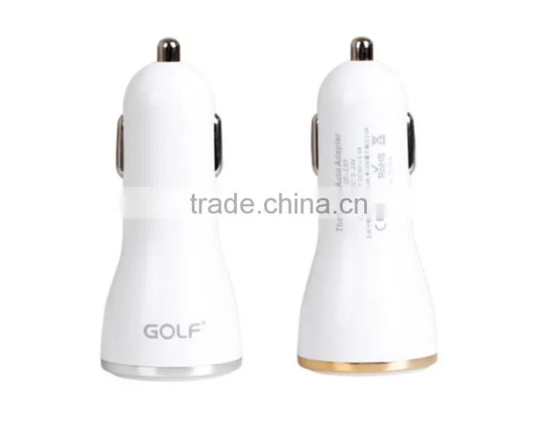 3 Port USB Certified Car Charger Quick Charge With Smart High Quality 3 Usb Car Charger Adapter For Samsung Galaxy device