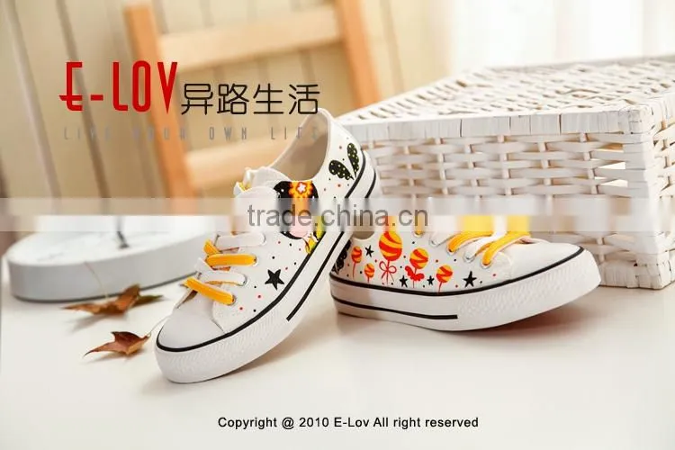 Hot sales high quality new canvas shoes pattern