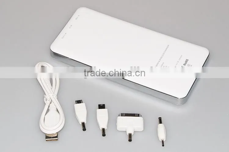 newest universal wireless power bank wireless charger transmitter +receiver