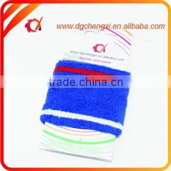 High Quality Blue Sport Wristband Sweatband