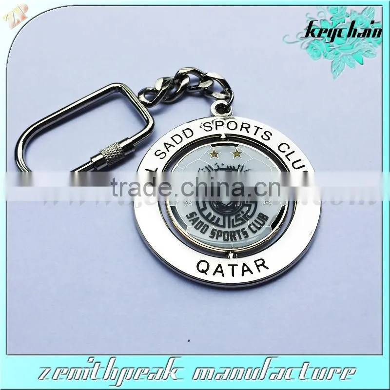 Good quality hard enamel cat keychain custom metal