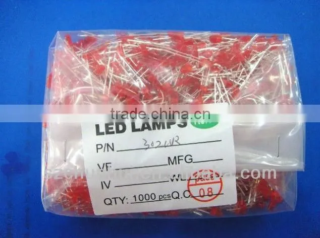 5mm ultrabright leds red
