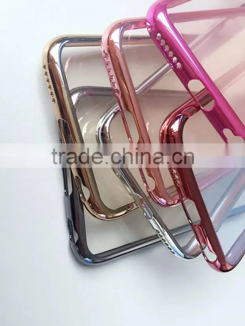 Mobile Phone Protector Shockproof Mobile Phone Case Electroplating TPU Case for Note 7