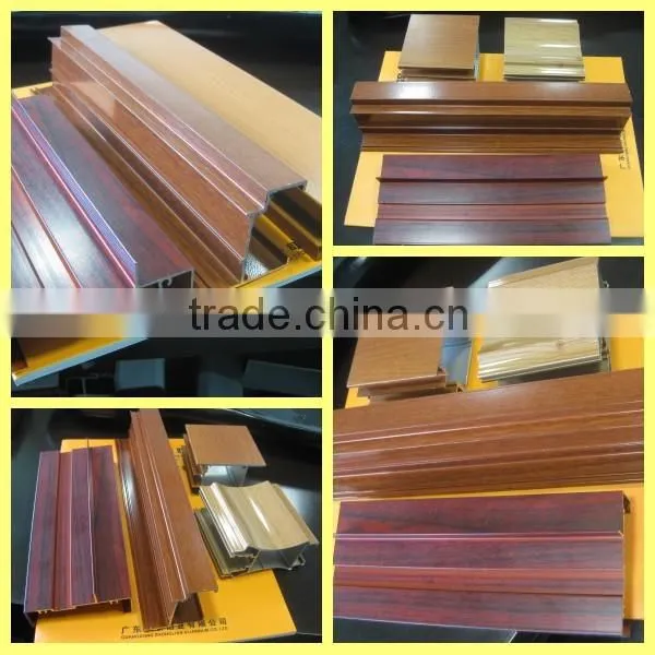 WOW!!!extrusion profile for enameled aluminium/color coating aluminum profiles/powder coated wood grains anodize electrophoresis
