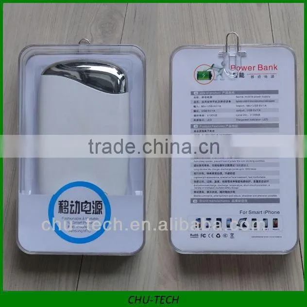 portable gift 6200mah external power charger