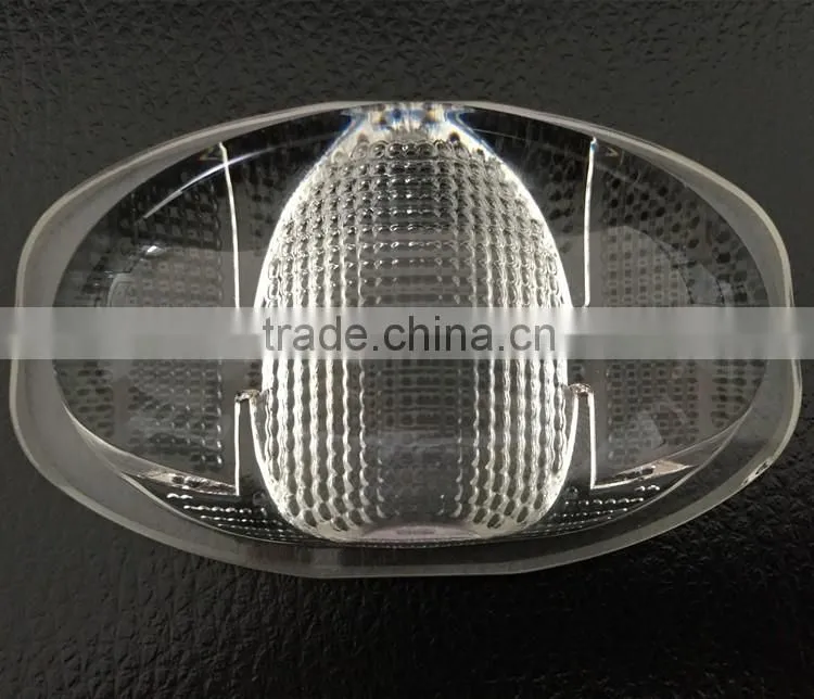 LED Glass Lens 102mm For Street Lighting Optical Lens