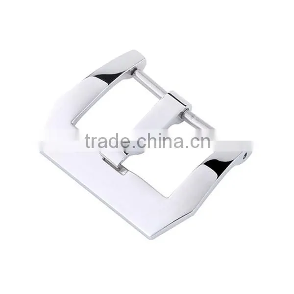High quality solid polished watch buckles wholesale