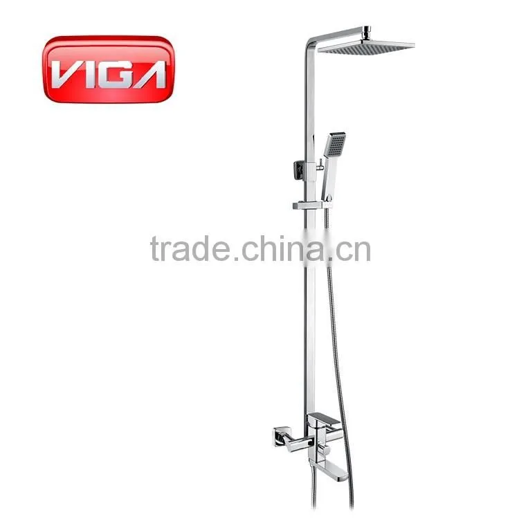 VIGA good quality shower mixer single lever brass body chrome toilet shower mixer