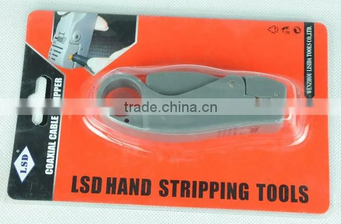 LS-322 cable stripper for stripping RJ45(8P) 11.68mm2 RG58/59/6 cables stripping tool scrap cable stripper