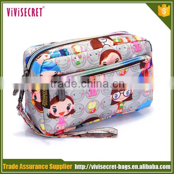 2015 New design travel nylon luxury lady purses and wallets