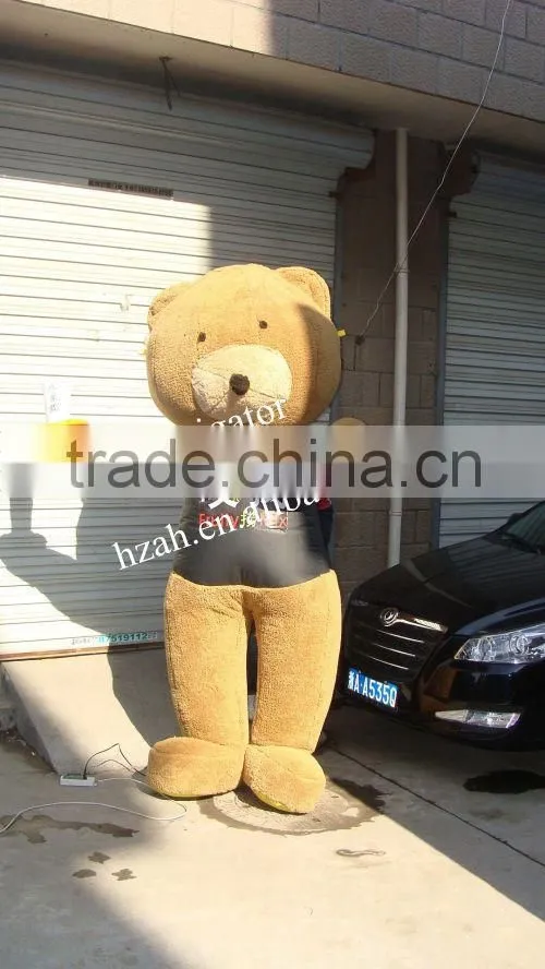 Inflatable Black Bear Cartoon Movable Model with Logo
