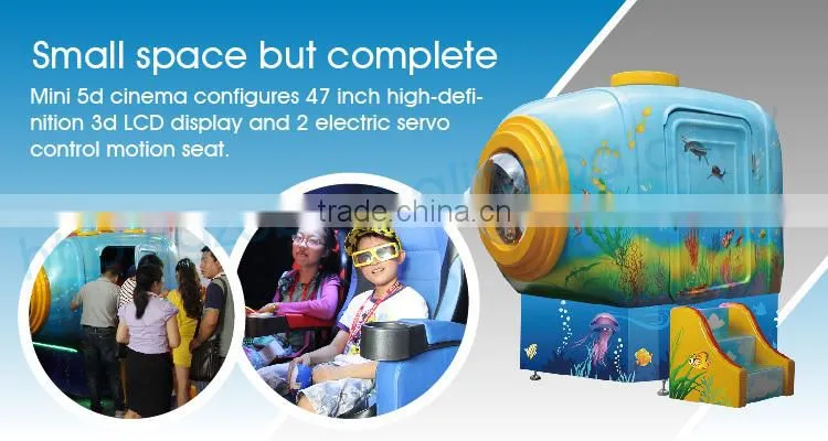 2,4 seats 3d mini theater 5d mini theater equipment manufacturer