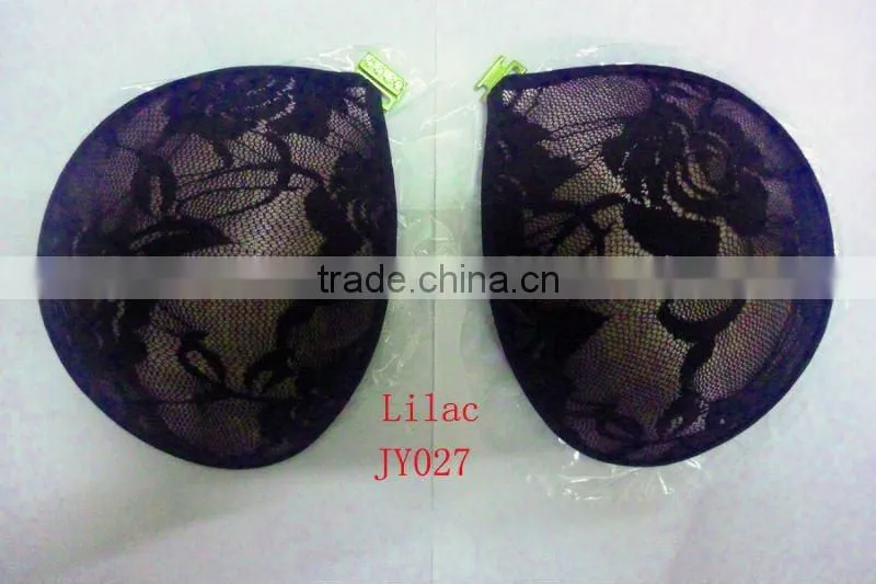 Super light fabric bra with glue with sexy lace cover/Sexy Invisiable strapless & backless cloth silicone bra