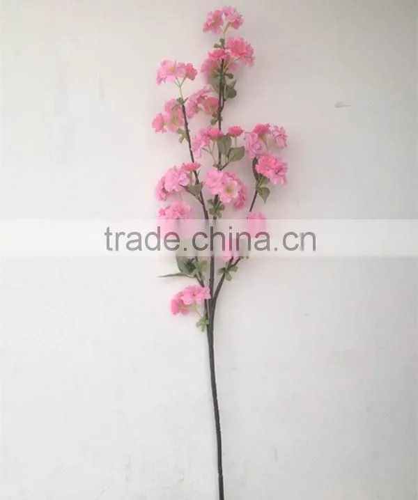 Hot sale silk cherry blossom branch for wedding table centrepiece decorations