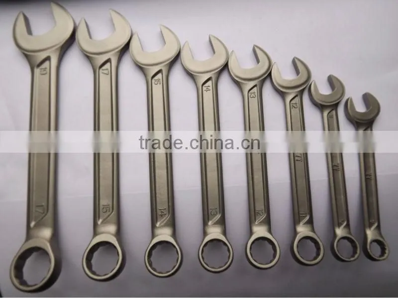 Titanium alloy thin combination wrench set,titanium wrench,titanium spanner