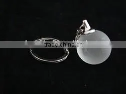 2016 Ball shape laser crystal keychain for gifts