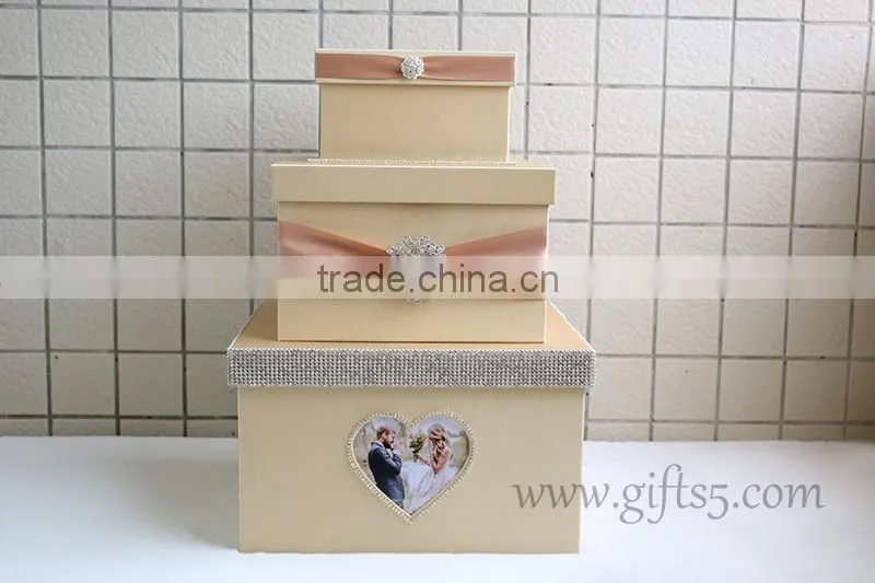 Best wedding gifts of wedding card boxes with photo frame