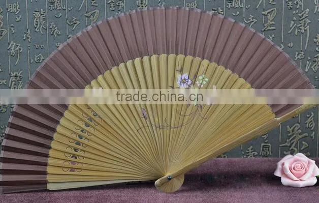 perfect party farvor Art Handmade Flower Hand Fan for Wedding Party Decor Gifts