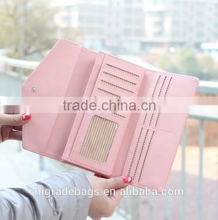 New Fashion Flower Women Wallet 5 Colors Floral Wallet Long Popular Portable Purse Delicate Casual Lady Cash Purse Wallets