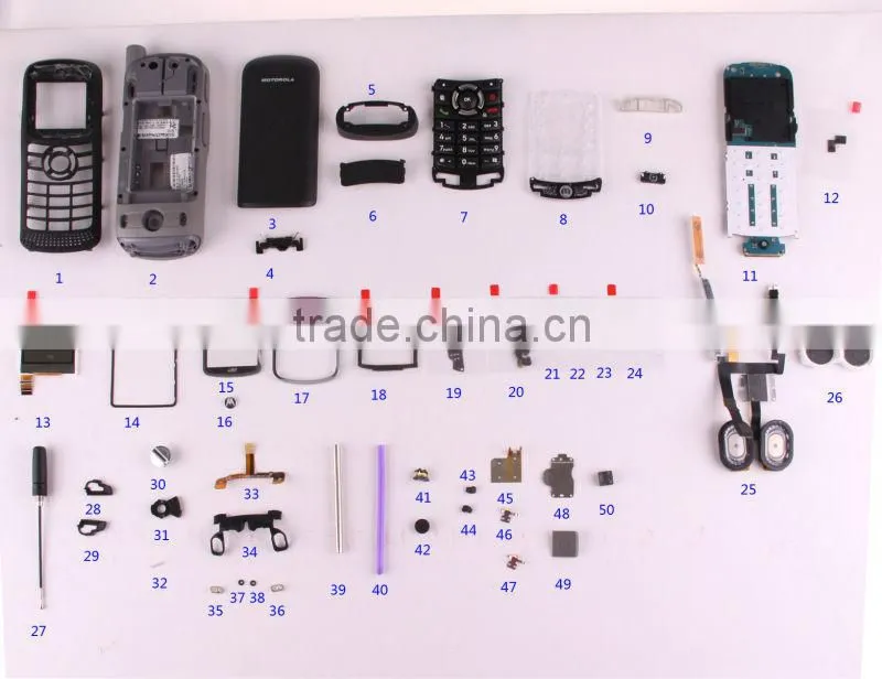 Factory Supply Phone Housing Full Parts For Motorola Nextel i365