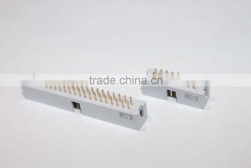 Box Header 2.54mm V/T grey 10~40pin