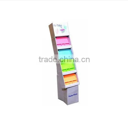 AEP double color side by side floor pocket display