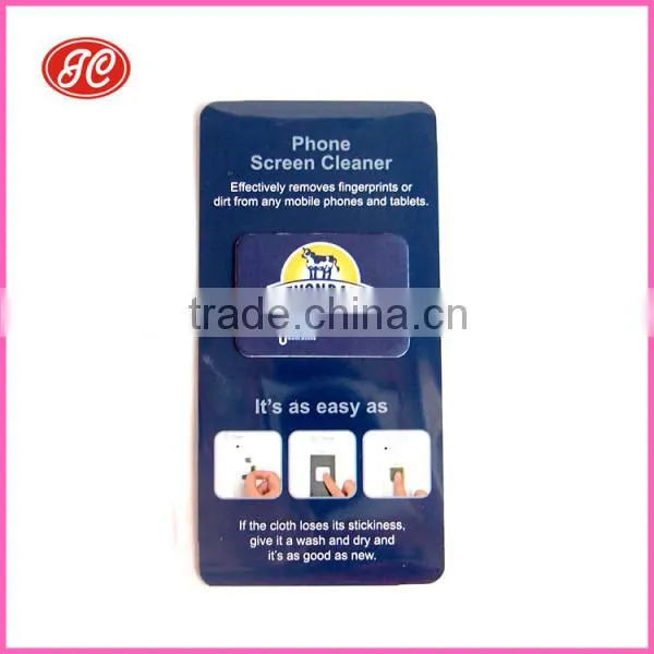 Custom Microfiber Mobile Sticky Screen Cleaner