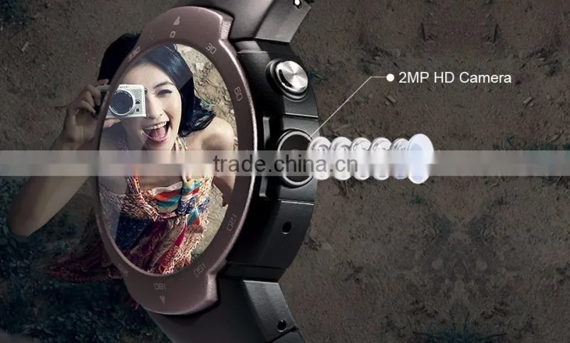 Heart Rate Pulse Monitor Z9 Smart Watch Android 5.1 OS MTK6580 Quad Core smartwatch Phone Support Google Map 3G WiFi Connect