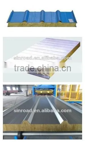 Thermal Insulation Material Mineral Wool Insulation with Metal Coating for Wall and Roof