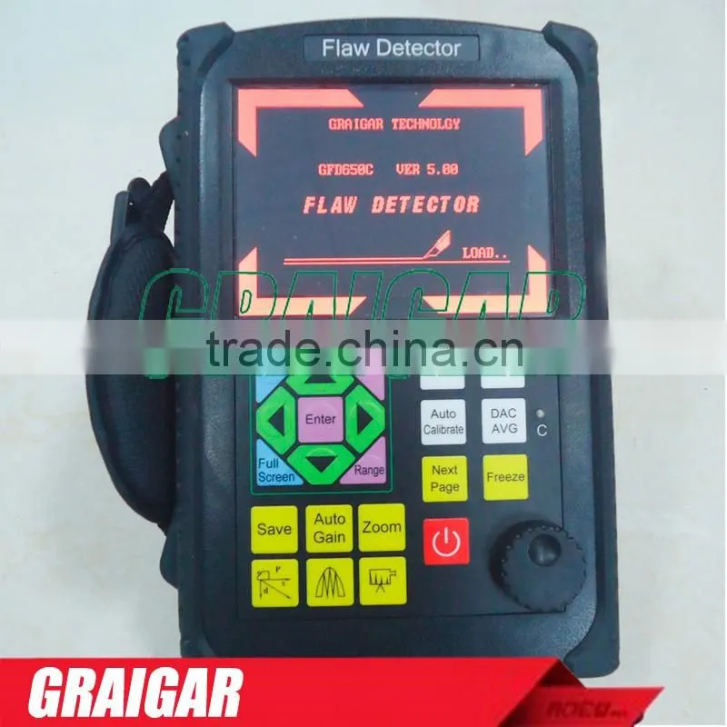 Portable ultrasonic flaw detector GFD650C NDT instrument