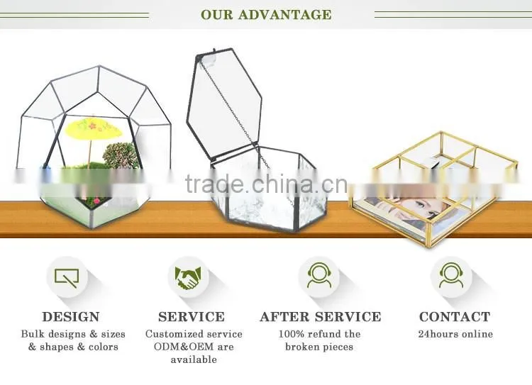 ^^^~~~ Wholesale handblown Geometric pot for home& wedding decor ^^^~~~ terraium glass plant lacquer vase