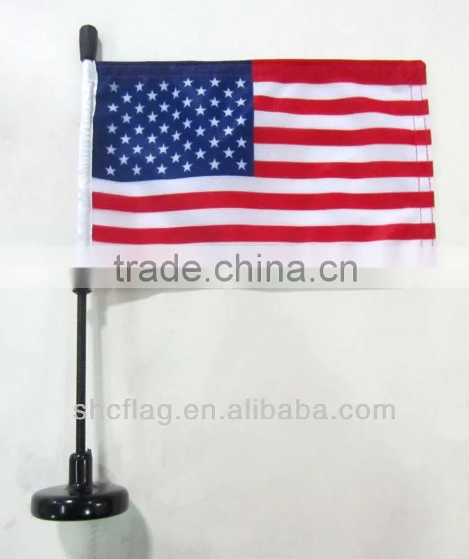 Custom designs magnetic car flag with shortest delivery time