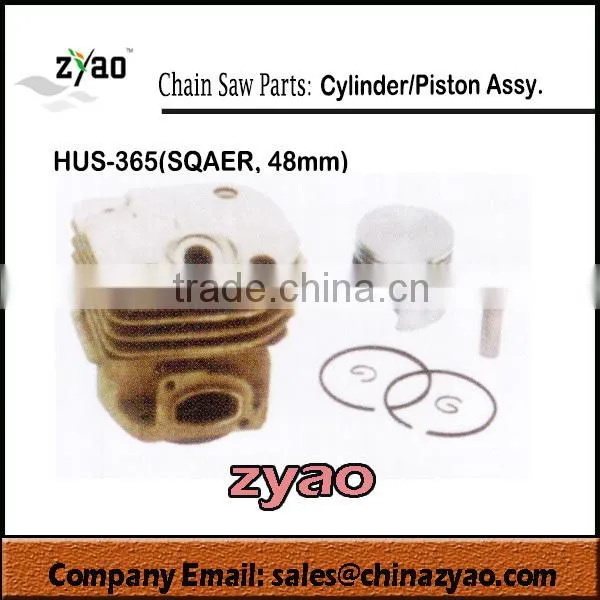 48mm cylinder /PISTON ASSY for HUS365 SQAER gasoline chain saw , spare parts for Husqvarna365 chainsaw