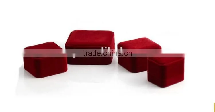 Promotional pretty velvet jewelry packaging box